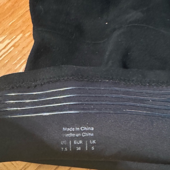 Aldo Black Suede Over the Knee Boots - Picture 2 of 7